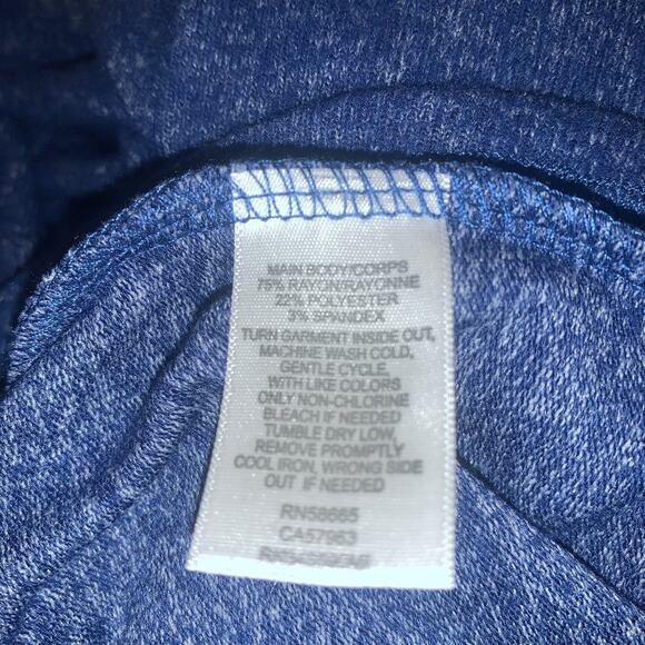 NWT OVERSIZED DENIM BLUE JUMPER SWEATSHIRT "WAKE ME UP WHEN WINTER IS OVER" M - Picture 8 of 10